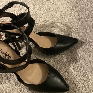 Charlotte Russe Ankle Snap Heels